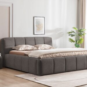 Bed Brugge | 160 x 210 cm | Cyber 580, taupe