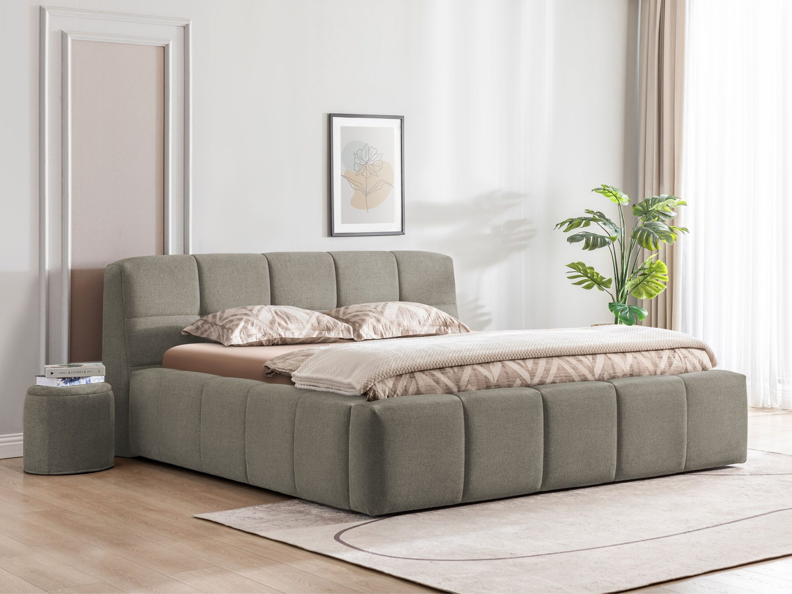 Bed Brugge | 160 x 210 cm | Cyber 586, tijm
