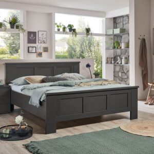 Bed Celta voorraad | 140 x 200 cm | Grafiet Decor