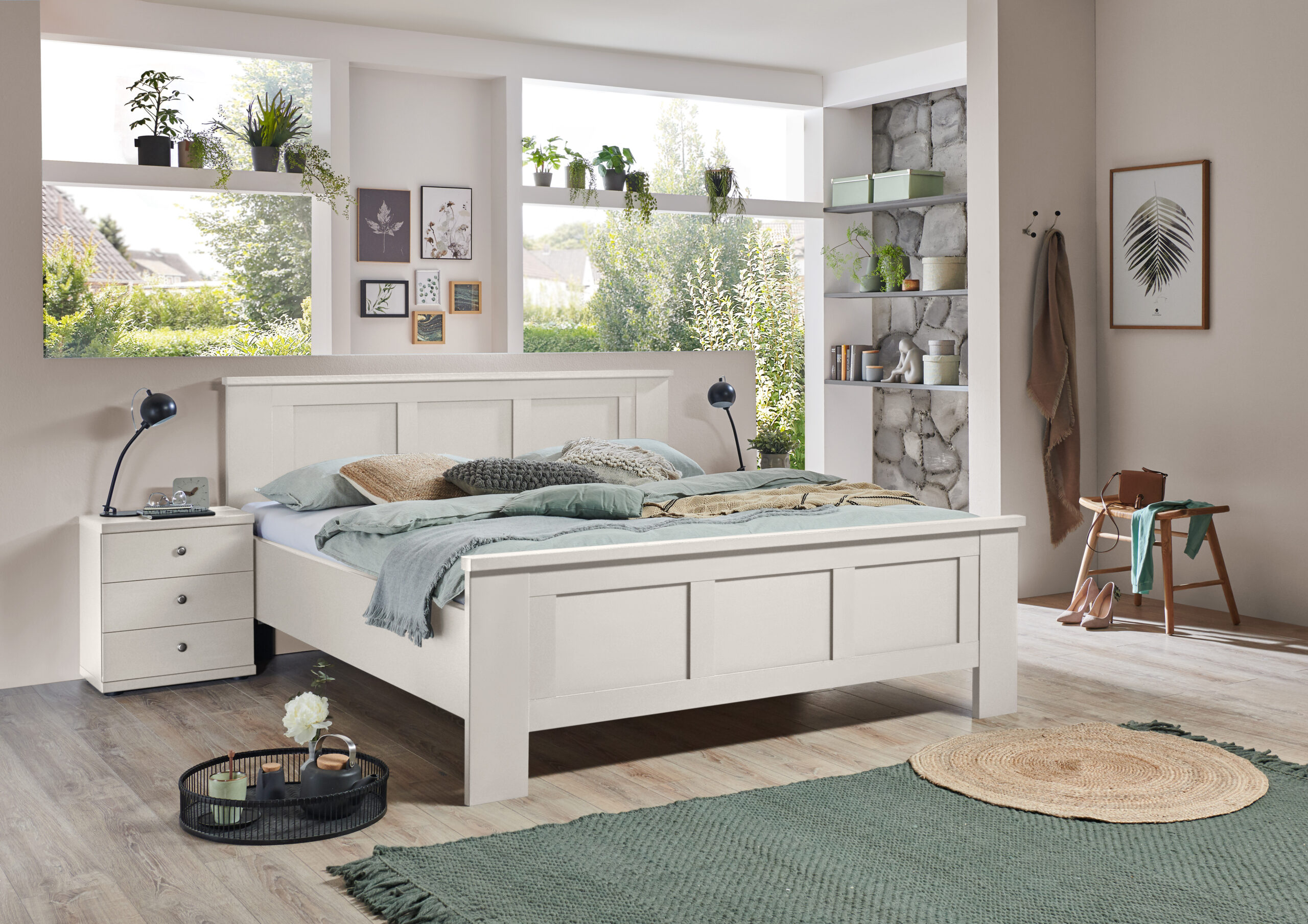 Bed Celta | 160 x 200 cm | Wit decor