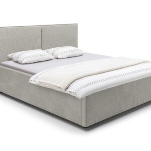 Bed Leuven | 160 x 210 cm | Mito 1026, lichtgrijs