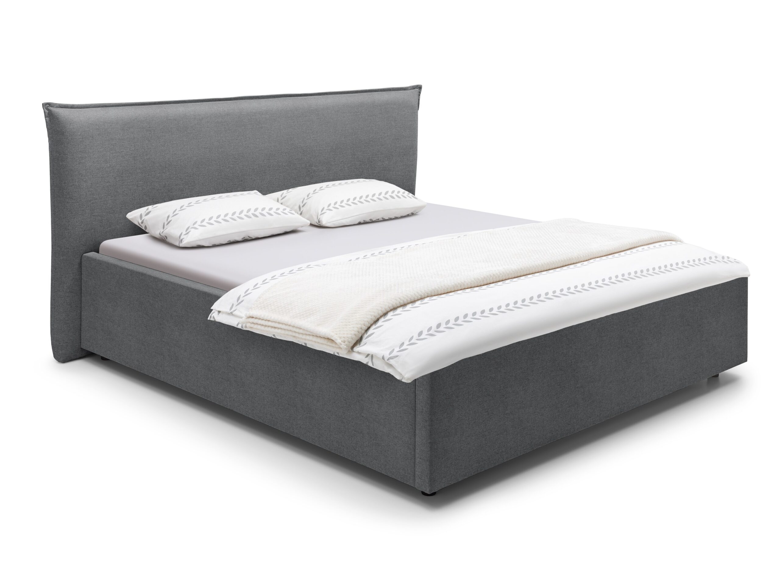 Bed Lommel | 160 x 200 cm | Cyber 575, grijs