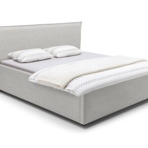 Bed Lommel | 120 x 200 cm | Cyber 574, lichtgrijs