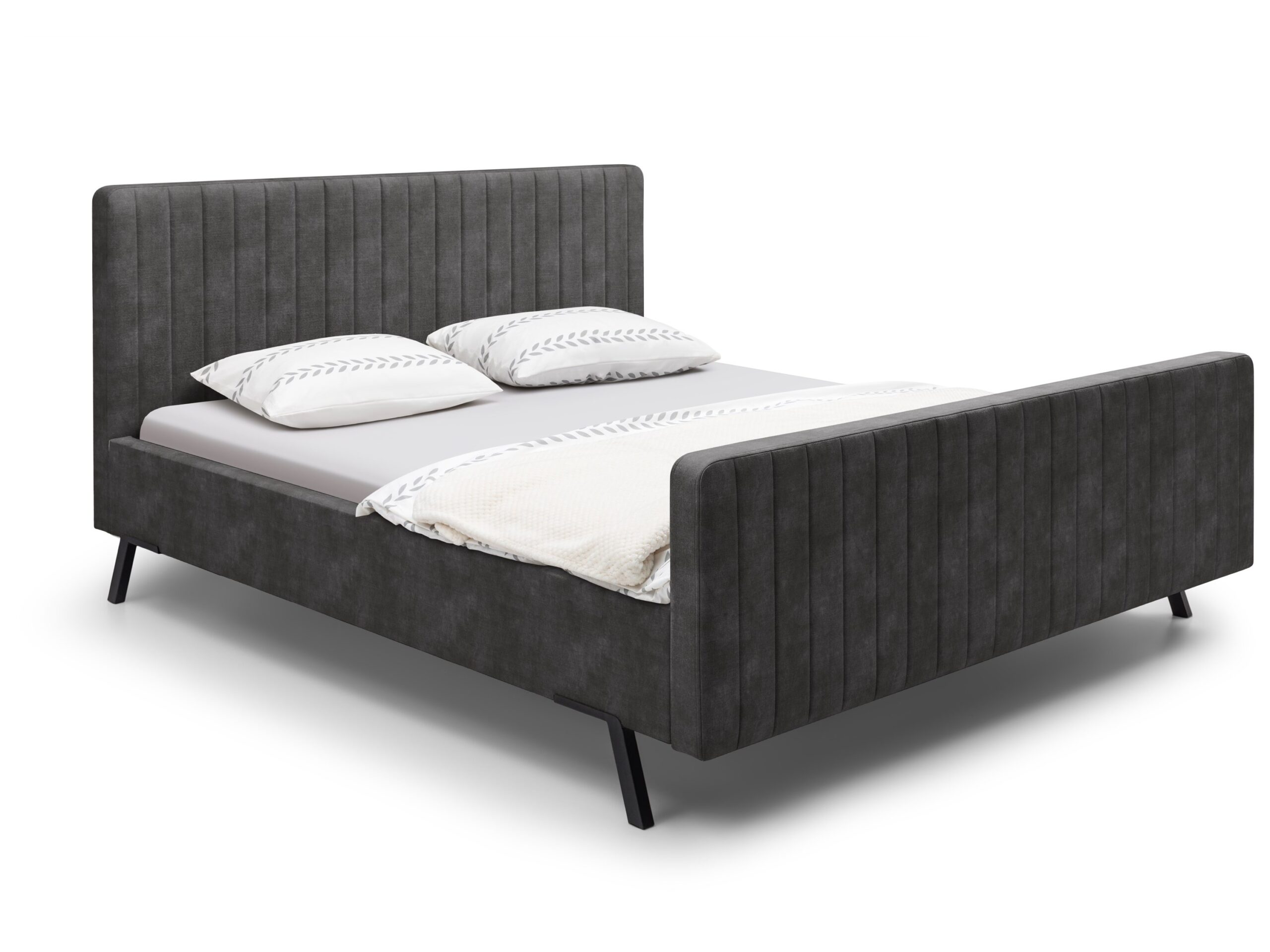 Bed Marke | 140 x 200 cm | Adore 401, antraciet