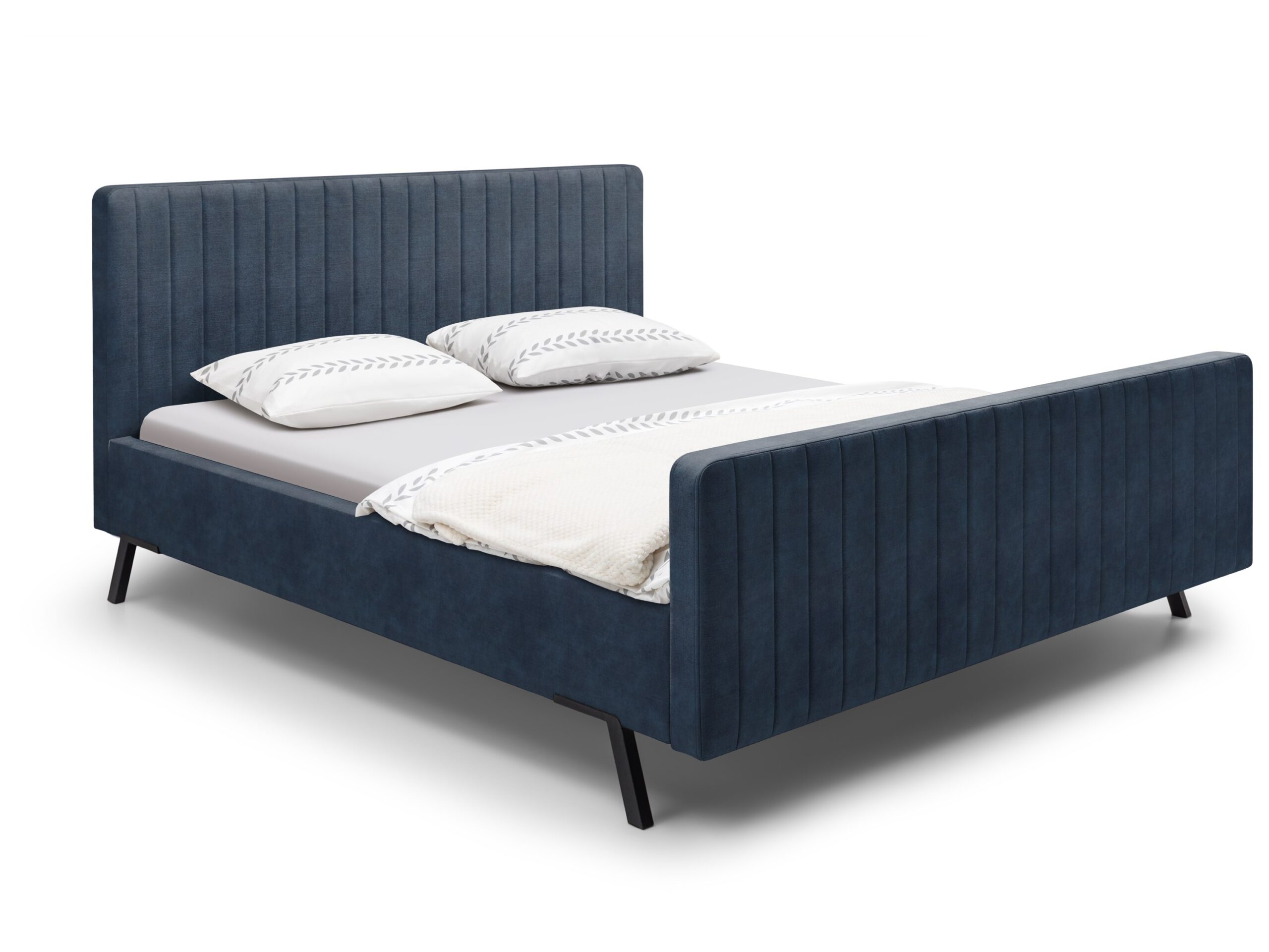 Bed Marke | 120 x 210 cm | Adore 478, donker blauw