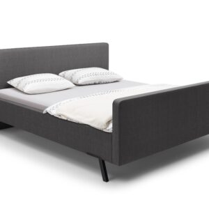 Bed Melle | 120 x 210 cm | Cape 438, donkergrijs