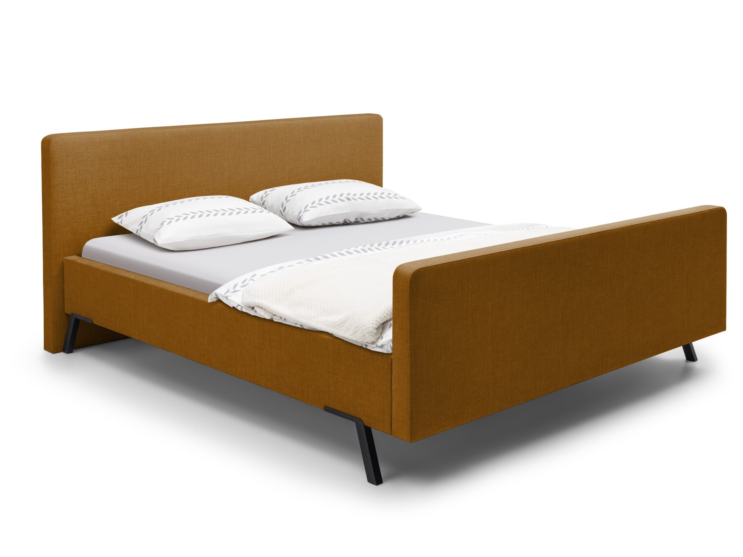 Bed Melle | 160 x 210 cm | Cape 339, oker