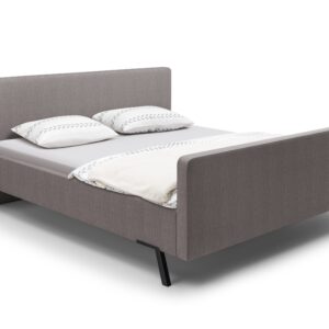 Bed Melle | 160 x 200 cm | Cape 458, taupe