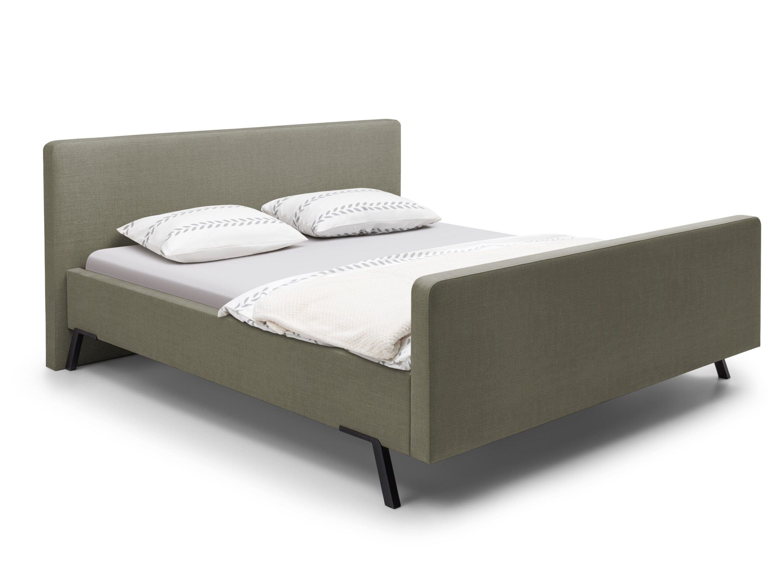 Bed Melle | 160 x 210 cm | Cape 394, tijm