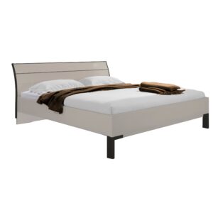 Bed Rota | houten hoofdbord | 1-persoons | 120 x 200 cm | champagne decor