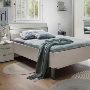 Bed Rota | houten hoofdbord | 1-persoons | 120 x 200 cm | wit decor