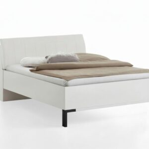 Bed Rota | leren hoofdbord | 2-persoons | 160 x 210 cm | wit decor