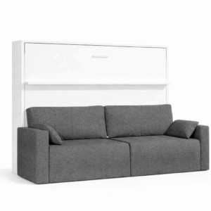 Tweepersoons Opklapbed 190x200cm - Couple - wit met bank - Koudschuim tot 120 KG - stofkleur ketor 10
