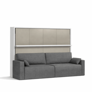 Tweepersoons Opklapbed 190x200cm - Couple - taupe met bank - Koudschuim tot 120 KG - stofkleur ketor 10