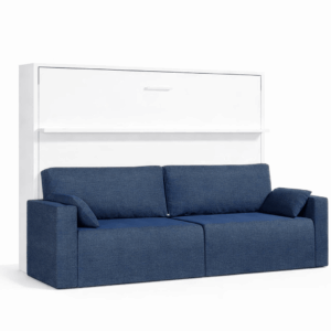 Tweepersoons Opklapbed 190x200cm - Couple - wit met bank - Koudschuim tot 120 KG - stofkleur ketor 9