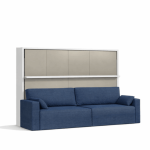 Tweepersoons Opklapbed 190x200cm - Couple - taupe met bank - Koudschuim tot 120 KG - stofkleur ketor 9