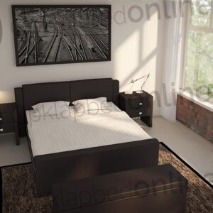 Opberg boxspring 140 x 190 cm- stofkleur 1012