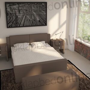 Opberg boxspring 140 x 200 cm- stofkleur 1040