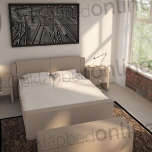 Opberg boxspring 140 x 210 cm- stofkleur 1515