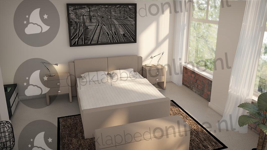 Elektrische boxspring 140 x 200 cm- stofkleur 1515