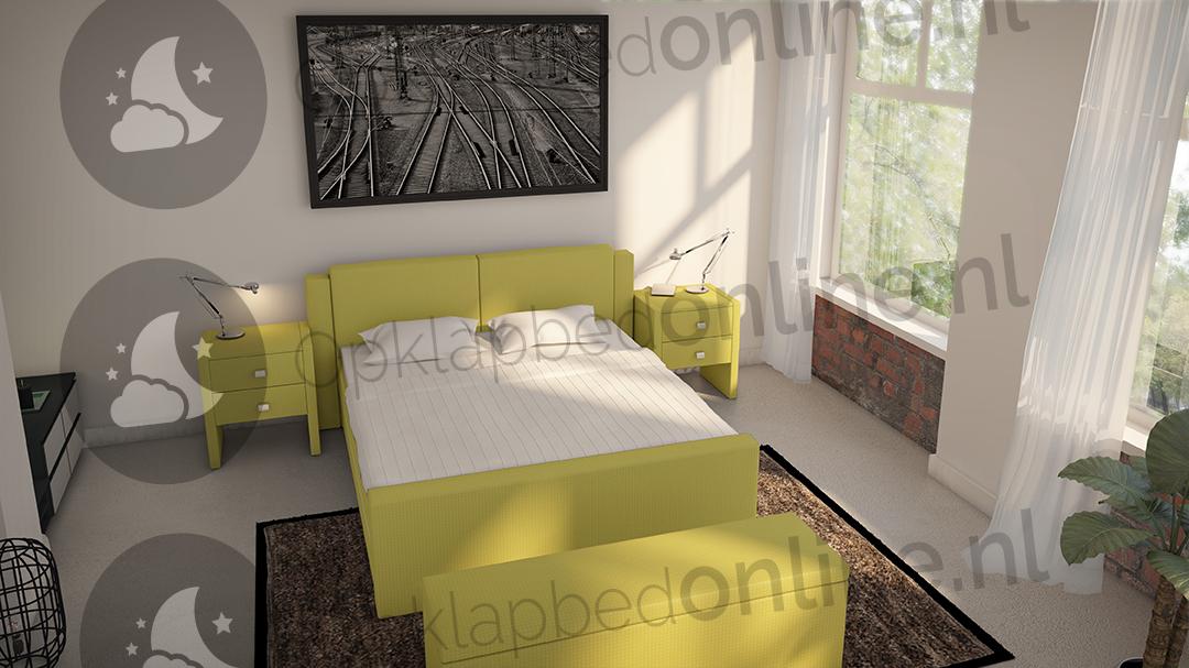Standaard boxspring 140 x 210 cm- stofkleur 1522