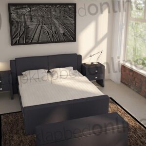 Opberg boxspring 140 x 200 cm- stofkleur 1526