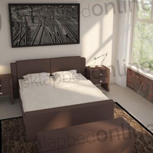 Opberg boxspring 140 x 210 cm- stofkleur 1750