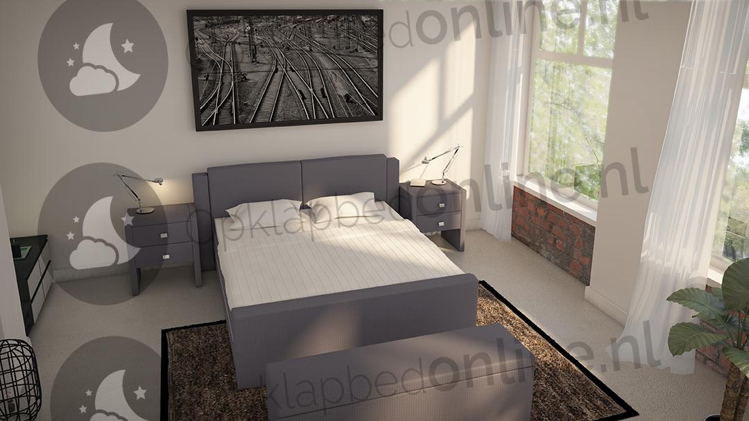 Standaard boxspring 140 x 210 cm- stofkleur 1917