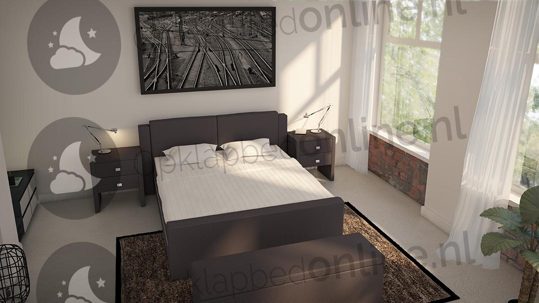 Elektrische boxspring 140 x 200 cm- stofkleur 1918
