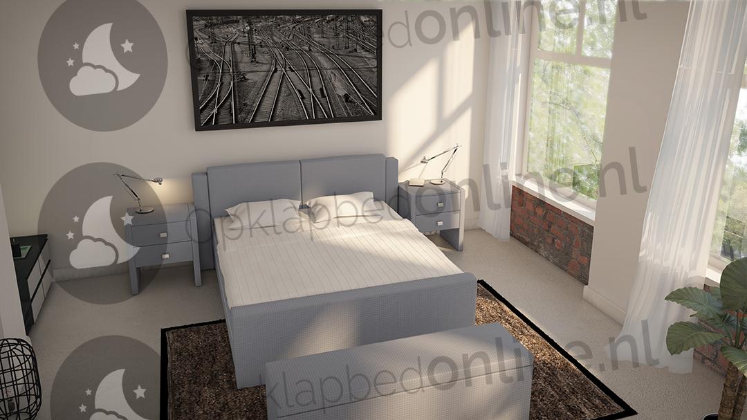 Opberg boxspring 140 x 210 cm- stofkleur 1939