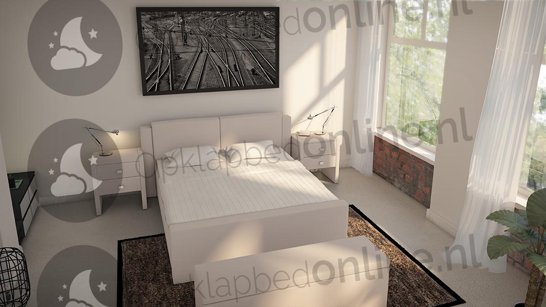 Opberg boxspring 140 x 200 cm- stofkleur 5080
