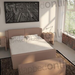 Opberg boxspring 140 x 200 cm- stofkleur 5081