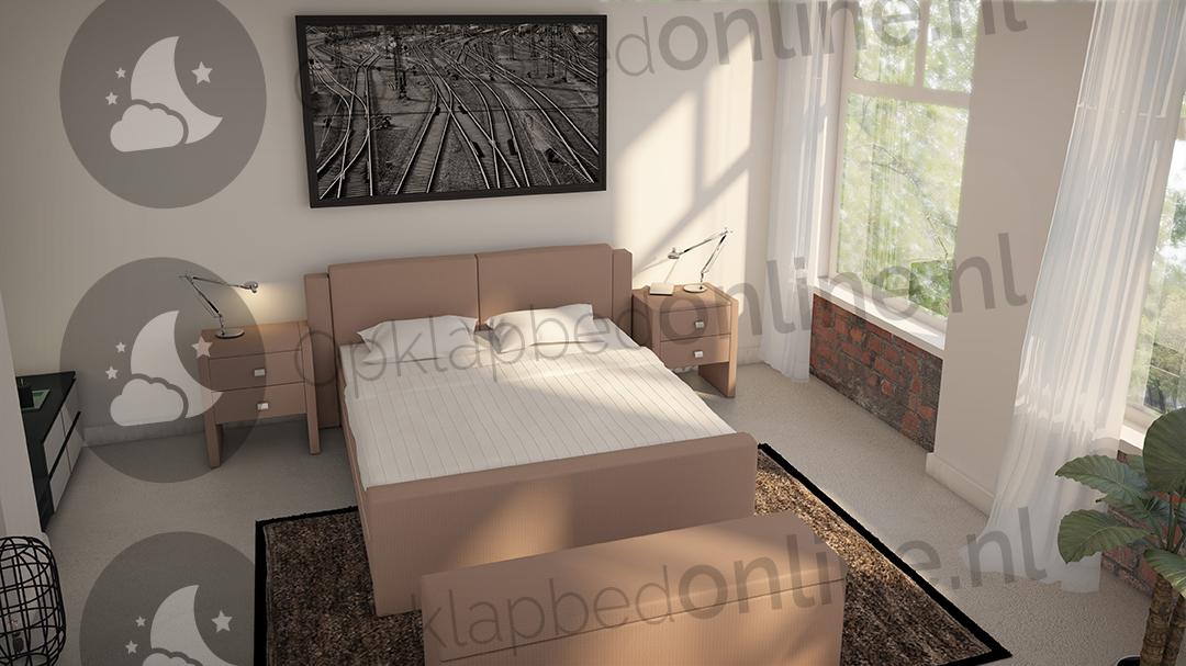 Elektrische boxspring 140 x 210 cm- stofkleur 5081