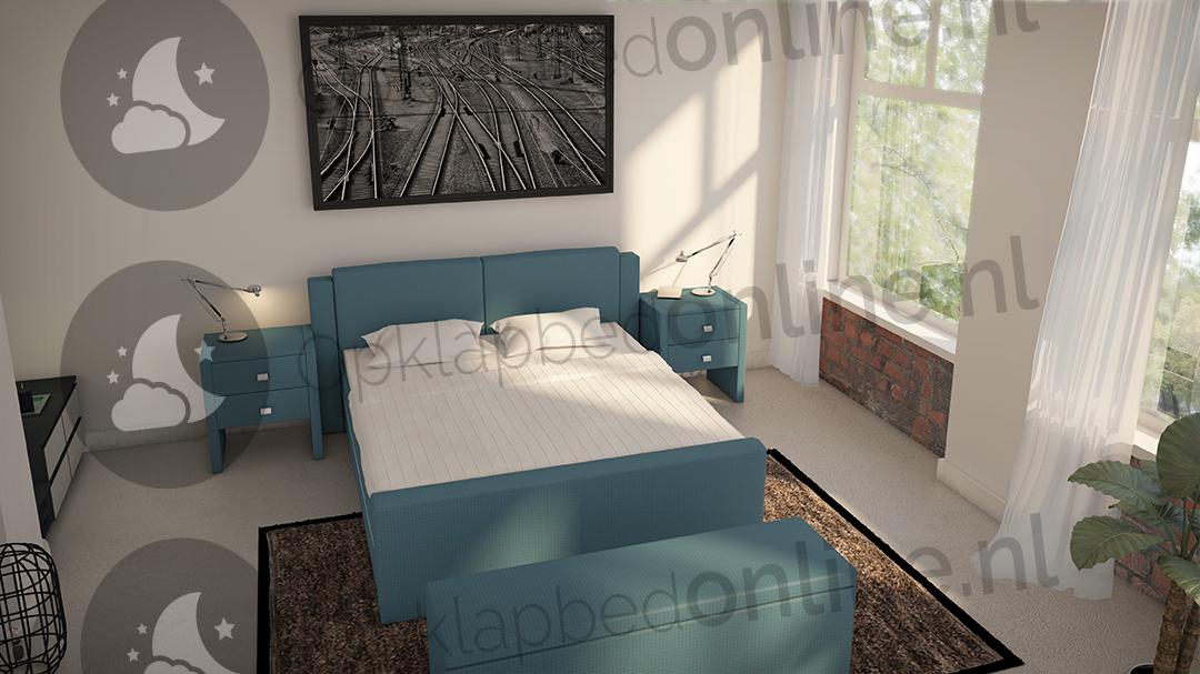 Elektrische boxspring 140 x 190 cm- stofkleur 5084
