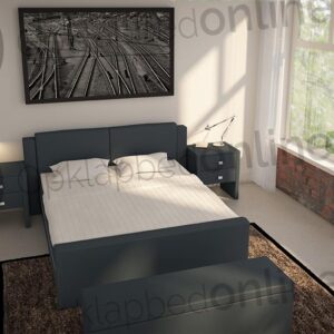 Opberg boxspring 140 x 200 cm- stofkleur 5087