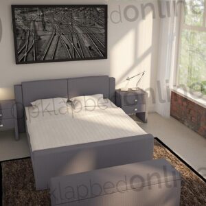 Opberg boxspring 140 x 200 cm- stofkleur 7011