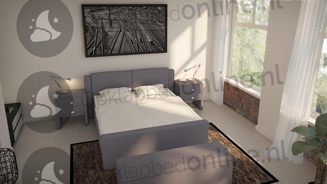 Elektrische boxspring 140 x 200 cm- stofkleur 7011