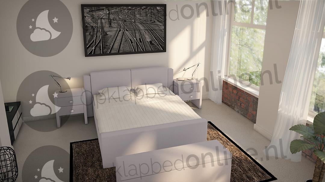 Standaard boxspring 140 x 210 cm- stofkleur 7013
