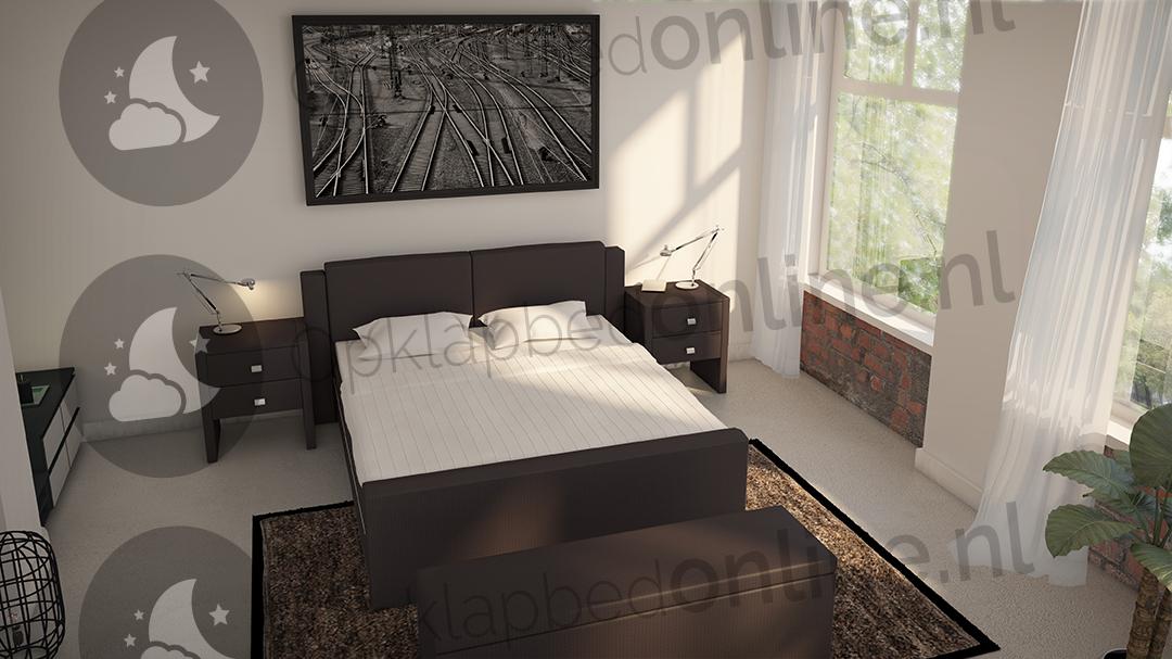 Standaard boxspring 140 x 210 cm- stofkleur 7031