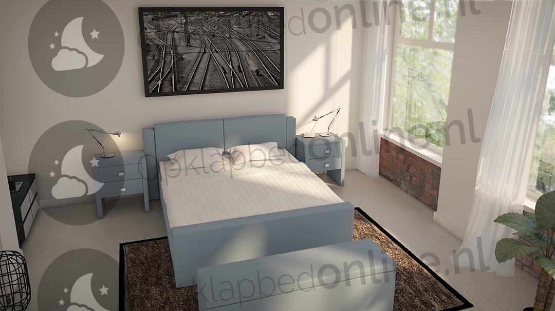 Standaard boxspring 140 x 210 cm- stofkleur 7035