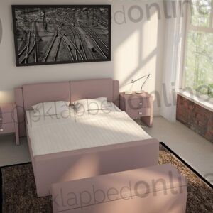 Opberg boxspring 140 x 200 cm- stofkleur 7072