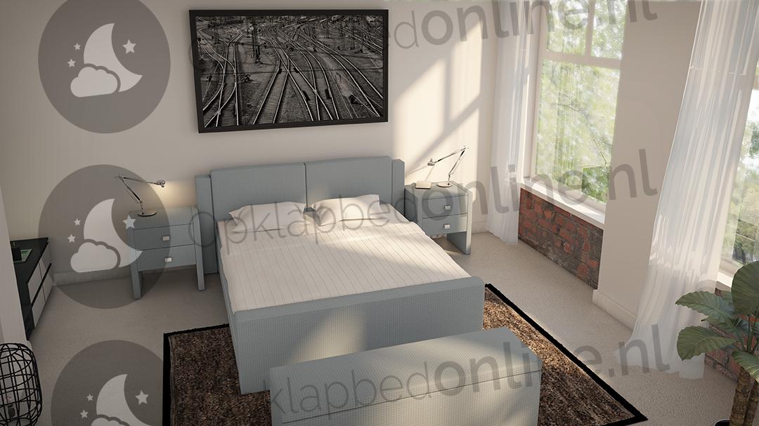 Standaard boxspring 140 x 210 cm- stofkleur 7077