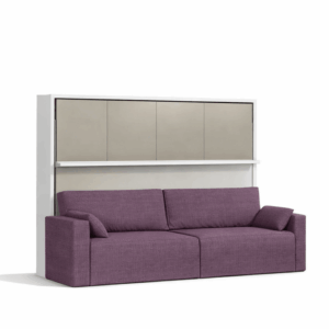 Tweepersoons Opklapbed 190x200cm - Couple - taupe met bank - Koudschuim tot 120 KG - stofkleur Ketor 3