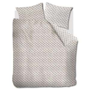 Dekbedovertrek Riviera Maison Woven naturel Tweepersoons