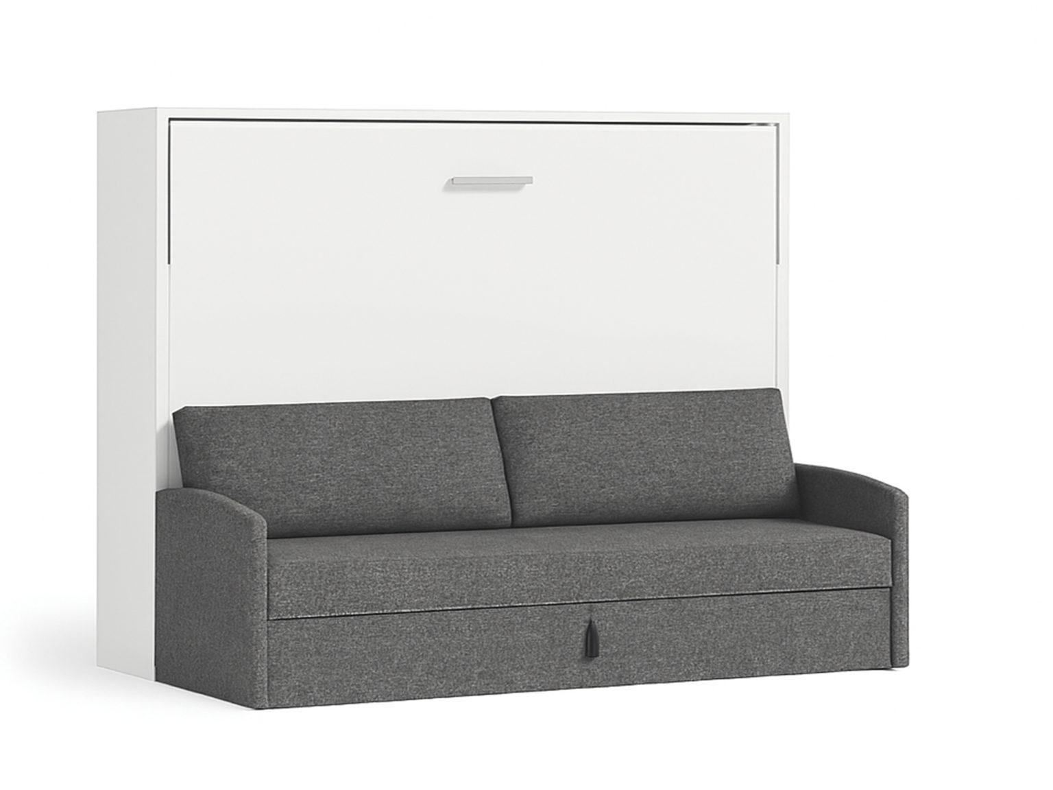Tweepersoons Opklapbed 140x190cm - Couple - grijze bank - Polyether - tot 80 KG