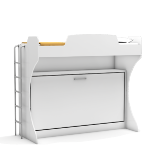 Opklapbed stapelbed Academy 85/90 x 190 cm - Koudschuim tot 120 KG