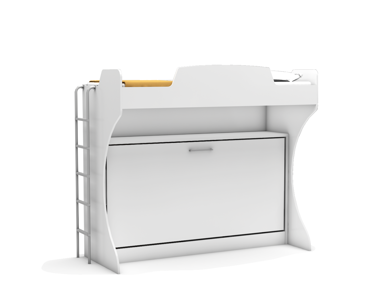Opklapbed stapelbed Academy 85/90 x 190 cm - Koudschuim tot 120 KG