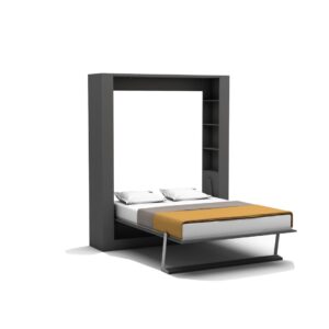 Tweepersoons opklapbed Nova Queen 150x200cm (Antraciet) - Koudschuim tot 120 KG