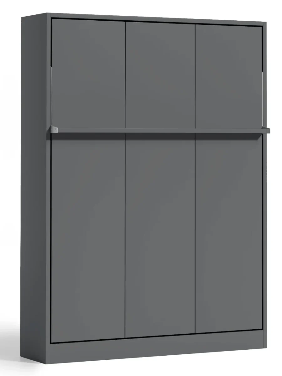 Tweepersoons opklapbed Royal Queen 150x200 cm antraciet - Koudschuim tot 120 KG