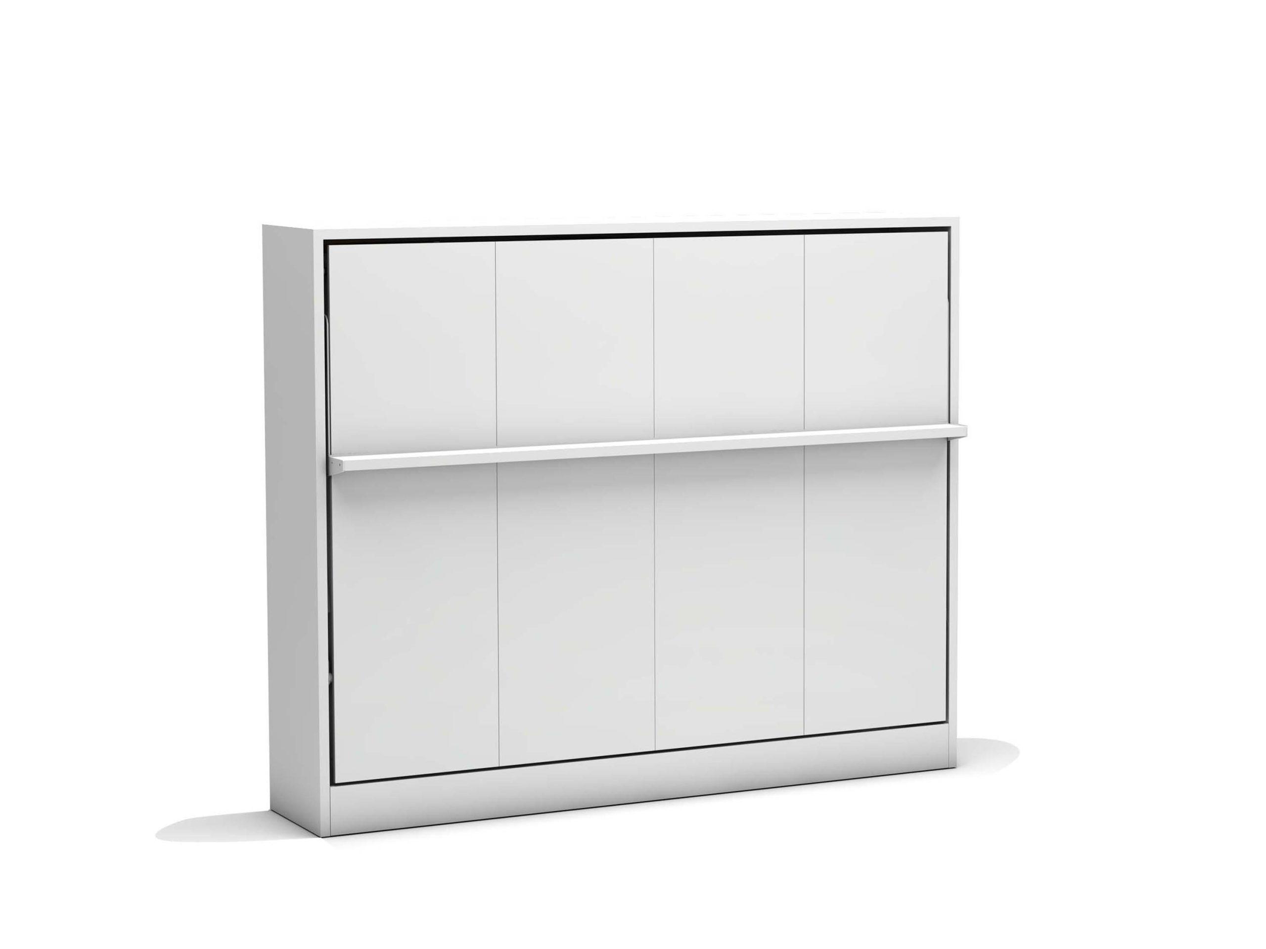Tweepersoons Opklapbed 150x200cm - Couple - wit - Koudschuim tot 120 KG